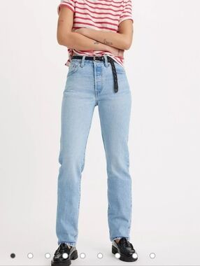 Levi's 501 Original Fit Denim Jeans Button Fly S110783 100% Cotton Blue 31 X 30